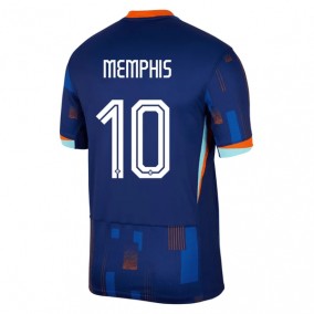 Nederländerna Memphis 10 EM Bortatröja 2024